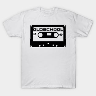 OLDSCHOOL CASSETTE TAPE BIRTHDAY GIFT SHIRT BLACK 69 T-Shirt